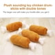 thumbnail image 3 of Patas De Pollo De Peluche, Juguete Para Mascotas, Cachorro Suave Y Realista, Mascota Que Juega A Morder, Masticar, No Tóxico, Duradero, Entrenamiento Con Baquetas Que Gritan Scienceny PT000856-00, 3 of 6