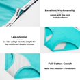 thumbnail image 4 of Teen Girls Period Underwear Menstrual Panties Leak-Proof Organic Cotton Protective Briefs 6-Pack for Big Girls 8-16 Years, 4 of 8