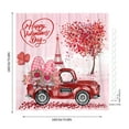 Huaai Clearance! Home Textile Valentine's Day Decorative Shower Curtain