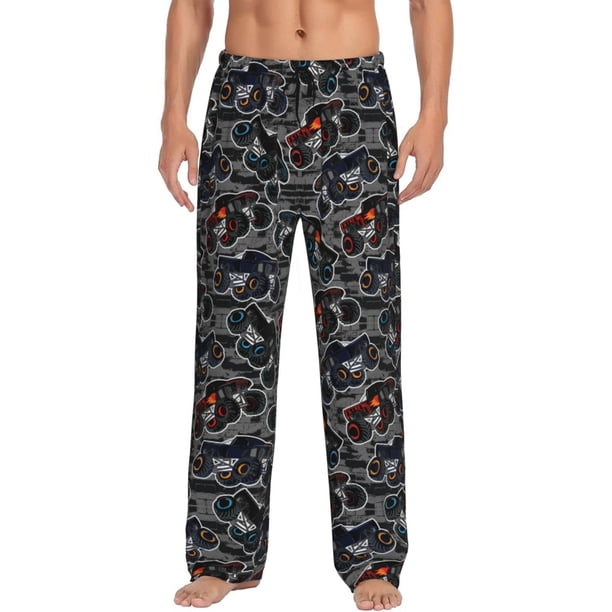 Balery Cool Off-Road Vehicle Pantalones de pijama para hombre, pijama ultraligero, pantalón de descanso-Medium