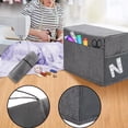 thumbnail image 3 of Sewing Machine Cover with Storage Pockets Sewing Machine Dust Cover Foldable Sewing Protective Cover Domestic Sewing Machine Protector Sewing Machine Accessory, 3 of 7