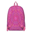 thumbnail image 3 of Versatile Boho Mandala Floral Backpack for Women Men, Lightweight School College Bookbag with Laptop Compartment, All Day Carry, Wonderful Gift, 3 of 5