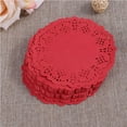 thumbnail image 5 of GOOHOCHY  100 Pcs Round Lace Paper Table Linens Decoupage Napkins, 5 of 8