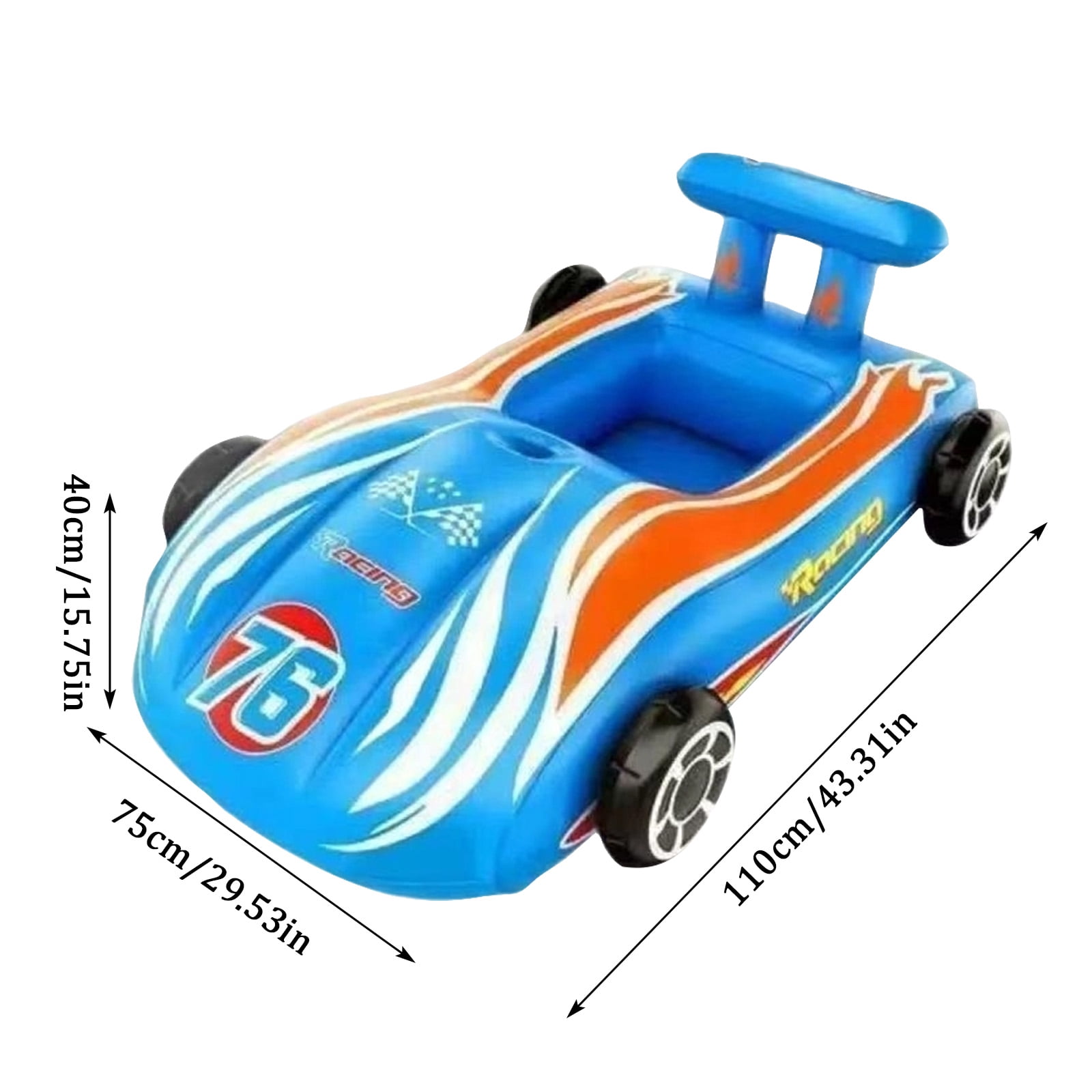 Pool Floats K-ids Toys with Water Gun - Inflatable Ride-on Pool Toys for Ki-ds Race Car Tod-dlers Pool Float Summer Outdoor Swimming Pool Toys Games for Users Fun Summer Water Toys A