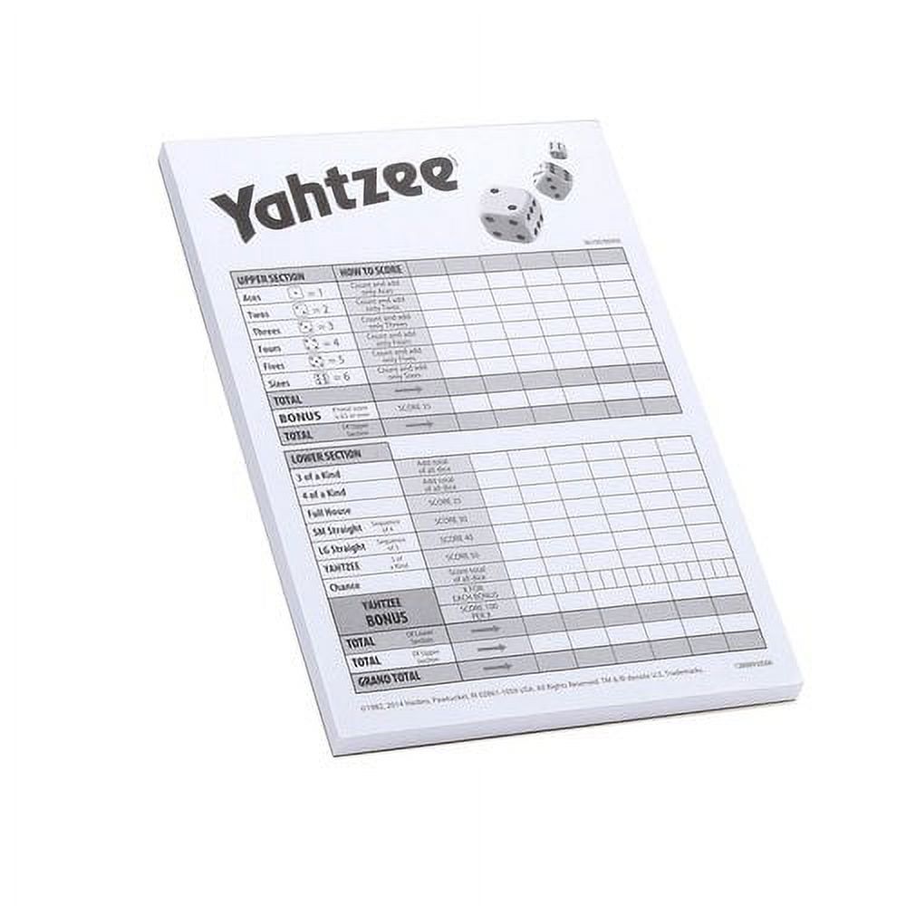 Yahtzee Game Score Pad, Includes 80 Score Cards - image 3 of 10