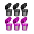 thumbnail image 2 of Reusable K CUP Coffee Filter Capsules Filters for Delicate Design 2.0 1.0 BPA Free-6 Packs Brewer Refillable Single Small Cup Coffee Pods, 2 of 8