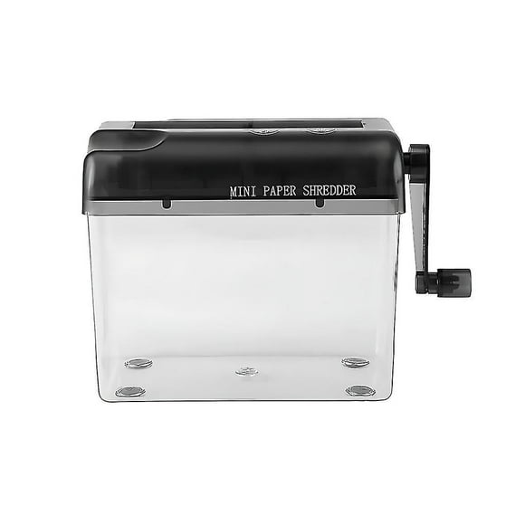 Efficient Shredder For Paper And Documents Portable And Easy To black