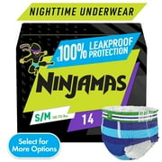 Pampers Ninjamas Nighttime Pants Toddler Boys Size S/m, 14 Count (Select for More Options)