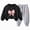 A306-Black, variant on Caqnni 4-5 Years Toddler Girl Fall Clothes Outfits Set Top & Sweatpants 2Pcs Cute Home Outdoor 2-8Y 0 6 12 18 24 Months 2T 3T 4T 2 PC Playwear Set A306-Black