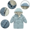 thumbnail image 5 of Godderr 1-10T Kids Toddler Boys Girls Winter down Jacket,Warm Puffer Winter Coats Thickened with Hoodie Winter down Jacket for Boys Girls, 5 of 6
