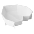 thumbnail image 4 of Molde para mousse molde de silicona en forma de corazón para bricolaje molde para pastel de postre de silicona espesa para panadería casera color blanco ANGGREK Otros, 4 of 8