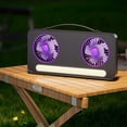 thumbnail image 6 of Dual Head USB Desktop Fan with Adjustable Angles, High Velocity Airflow, Portable Cooling Fan for Home Office, Study Desk, and Personal Workspace Use, 6 of 7