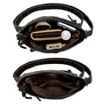thumbnail image 4 of Montana West Women Crossbody Purse with Multi Pocket, Ultra Soft Washed Leather Travel Bag, Black, 4 of 6