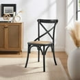 thumbnail image 4 of Modway Gear 17.5" Modern Wood Dining Side Chair in Black Finish, 4 of 10
