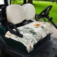thumbnail image 2 of Golf Cart Seat Covers for 2 Seater, Spring Floral Soft Microfiber Cart Seat Towel Blanket, Eucalyptus Leaf Summer Botanical Absorbent Breathable Non Slip Bench Seats Protector for Golf Course 51"x31", 2 of 9