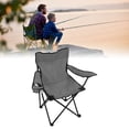 thumbnail image 1 of Silla Para Exteriores, Tela Oxford, Tubo De Acero, Fácil De Abrir, Portavasos Ligero, Silla De Camping Con Bolsa De Almacenamiento Para Pescar, 1 of 7