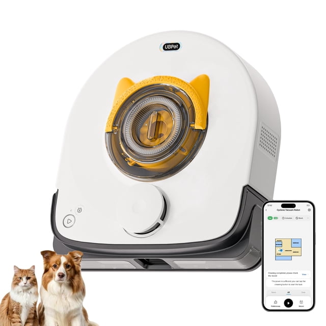 Robot aspirador UBPET con succión de 22000 Pa y control por app con LiDAR