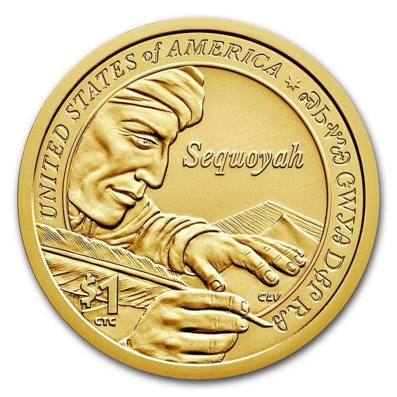 2017-D Native Amer $1 - Sequoyah BU