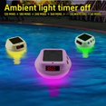 thumbnail image 4 of Termómetro Digital Flotante para Piscina, Fácil de Leer, con Panel Solar y Pantalla LED, Resistente Al Agua IP68 y Luz RGB, para Piscina., 4 of 8