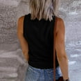 thumbnail image 4 of Womens Solid Tank Tops Sleeveless U-Neck Base Shirt Summer Casual Workout Tees, 4 of 9