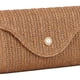 thumbnail image 5 of Bolso Tejido Paja para Mujer Hobo Elegante Con Correa Cadena Playa Verano (Beige), 5 of 6