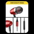 Riohave Wired Earbuds With Microphone And Volume Control In Ear