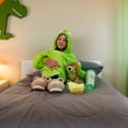 thumbnail image 3 of Manta con Capucha Portatil para Niño y Niña Gaon Oversize Suave con Bolsas Gorra de Dinosaurio Verde, 3 of 10