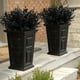 thumbnail image 4 of Flores Violetas Artificiales con Hojas Negras - Decoración Navideña para El Hogar | Arreglo Floral Artificial Realista para Centros de Mesa y Celebraciones de Temporada, 4 of 5