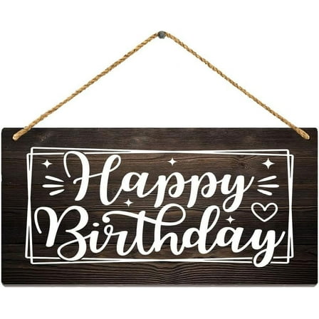 Wooden Sign Room Decorations Happy Birthday Sign Birthday Party Sign Funny Wood Sign Home Wall Decor Rustic Farmhouse Home Decor Wood Sign Wall Art 12 X 6 Inch