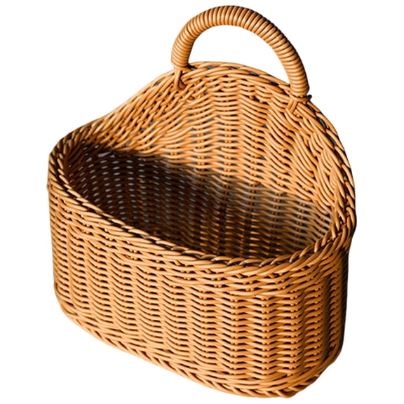 Versatile Storage Organizers Basket Sturdy PP Weaves Wall Mounted Accessory for Home Decoration and Use