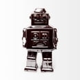 thumbnail image 2 of Silver Metal Robot Shaped Sculpture, 2 of 6