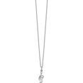 thumbnail image 2 of Sterling Silver Rh Plated White Ice Diamond Musical Necklace (20 X 7) Made In India qw447-18, 2 of 5