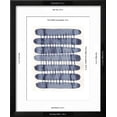 thumbnail image 3 of Indigo Stitchy I, Abstract Framed Art Print Wall Art by Nikki Galapon Sold by Art.Com, 3 of 6