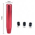 thumbnail image 2 of Universal 18cm Length Manual Car Gear Shift Knob Aluminium Alloy Racing Automatic Custom Mugen Shift Knob With 3 Adapters, 2 of 3