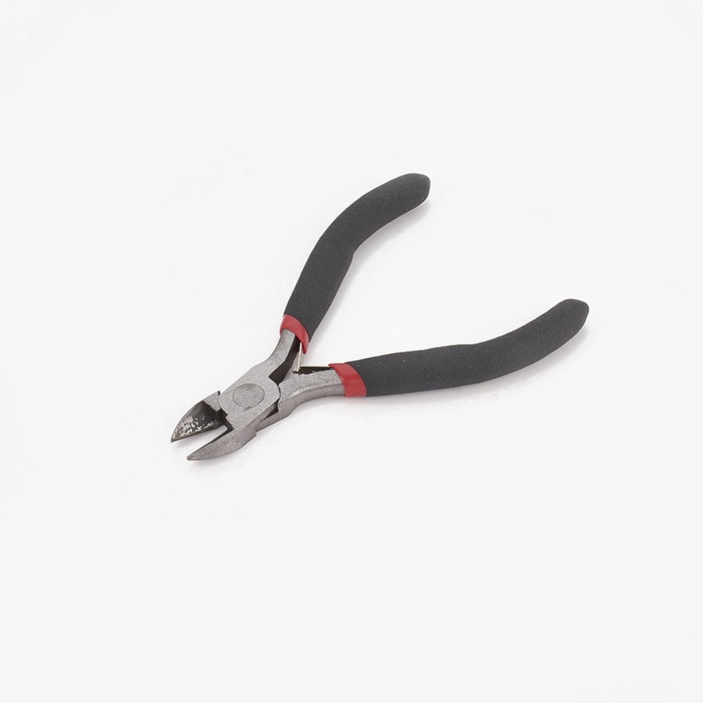 1set 45# Carbon Steel Jewelry Plier Sets including Wire Cutter Plier Bent Nose Plier and Side Cutting Plier Black 28x18x1.5cm 5pcs/set