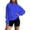 A-Blue138, variant on XIAOCHA Womens Hoodies Long Sleeve Drawstring Hooded Sweatshirts Solid Color Cropped Fit Kangaroo Pocket Hooded Simple Sport Wear