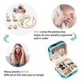 thumbnail image 4 of tie dye Travel Portable Jewelry Organizer: Square Bracelet Holder, Jewelry Display, and Box for Girls and Women, 4 of 6