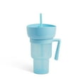 thumbnail image 3 of Mainstays 32oz Stadium Tumbler, Blue, 3 of 4