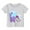 A-White1031, variant on Hihipz Toddler Girl's Tshirts Dinosaur Print Short Sleeve O Neck Tee Cute Comfortable T Shirt
