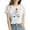 White, variant on TSADFHJI Crewneck Sweatshirt Women Graphic Cat Print T Shirt L Beige