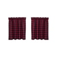 thumbnail image 1 of Curtains Window Drapery Plaid Bathroom Home Decoration Weave Lattice Simple Fashion Kitchen Valance, 1 of 5