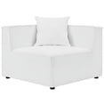 thumbnail image 3 of Modway Saybrook Causeuse et Ottoman de Patio Extérieur Rembourrés en Tissu, Blanc, 3 of 6