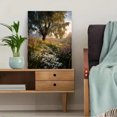 thumbnail image 5 of Qisvanset 12x16 Inch Blue Frog Floral Canvas Print Wall Art, 5 of 5