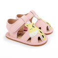 thumbnail image 4 of Infant Baby Boys Girls Summer Sandals Soft Sole Anti-Slip Newborn Toddler First Walkers Crib Athletic Shoes(0-18 Months), 4 of 6
