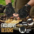 thumbnail image 6 of HANDLANDY Fingerless Framer Work Gloves for Men, Utility Grip Paded Gloves for Shooting Airsoft Hunting Driving, 6 of 6