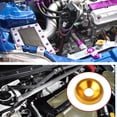 thumbnail image 2 of Baohd 10 Pieces/Set Car Modification Front Rear Bumper Washer Exterior Bolts M6 Screw Universal Automobile Gold, 2 of 6