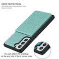 thumbnail image 5 of for Galaxy S21 Wallet Case with RFID Blocking Card Holder for Girls Women,Premium PU Leather Magnetic Buttons Portrait Stand Wrist Strap Case for Samsung Galaxy S21 5G 6.2 Inch,Mandala Green, 5 of 16