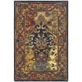 thumbnail image 4 of SAFAVIEH Heritage Malcolm Oriental Area Rug, Multi/Burgundy, 7'6" x 9'6", 4 of 10