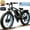 Black-Blue, variant on 6000W Peak Dual Motor Ebike, 60V 25AH AWD Electric Bicycle, 21-Speeds 45MPH 26" Fat Tire Mountain Snow E Dirt Bike for Adults