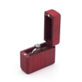 thumbnail image 5 of Osdhezcn Handcrafted Walnut Wood Jewelry Box for Wedding Ceremony Ring Storage Jewelry, 5 of 10